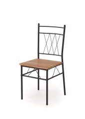 Jídelní set 4+1 FAUST dub přírodní/černá