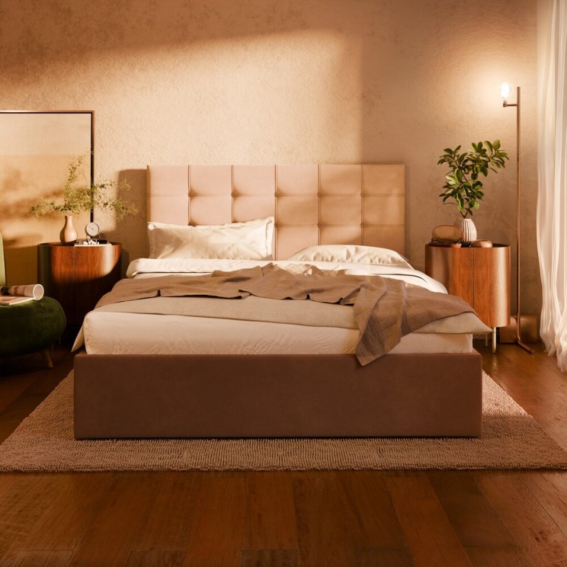Čalúnená posteľ SORIA 140x200 výber z farieb