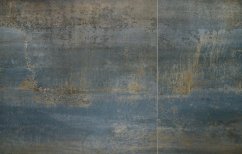 Rozkládací jídelní stůl LUCIANO 180(230)x90 modrý mramor/černý