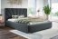 Čalouněná postel BED 9 180x200 tmavě šedá