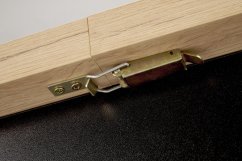 Rozkladací jedálenský stôl BAGIO 120(160)x80 dub artisan/čierny