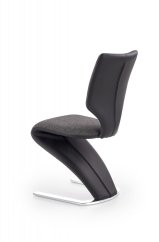 Jedálenská stolička K307 čierna/sivá