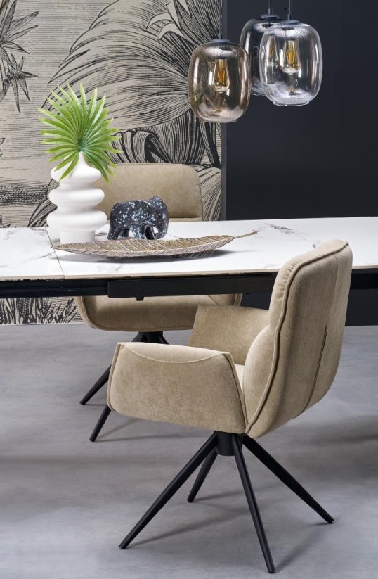 Jedálenské kreslo K574 tmavo béžová
