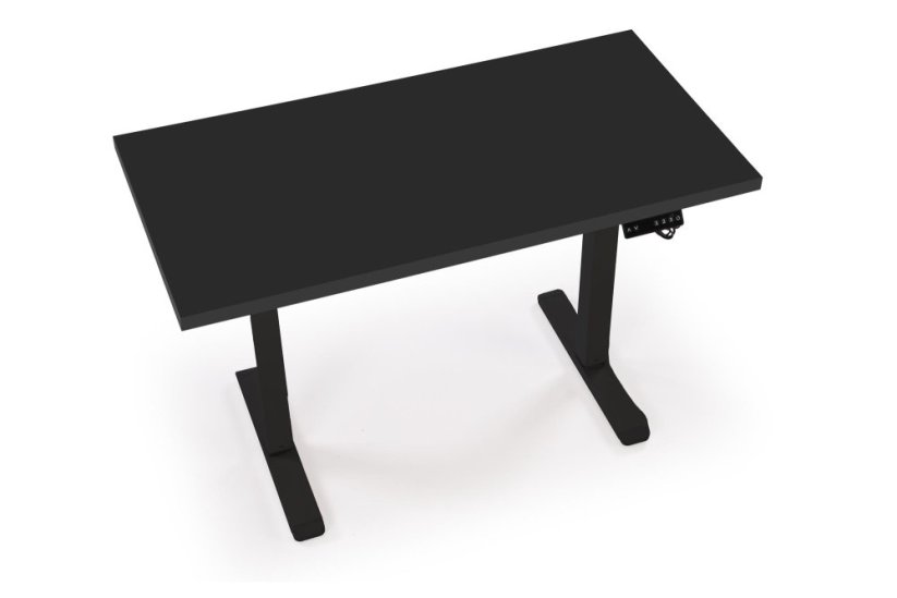 Výškovo nastaviteľný písací stôl B54 čierny
