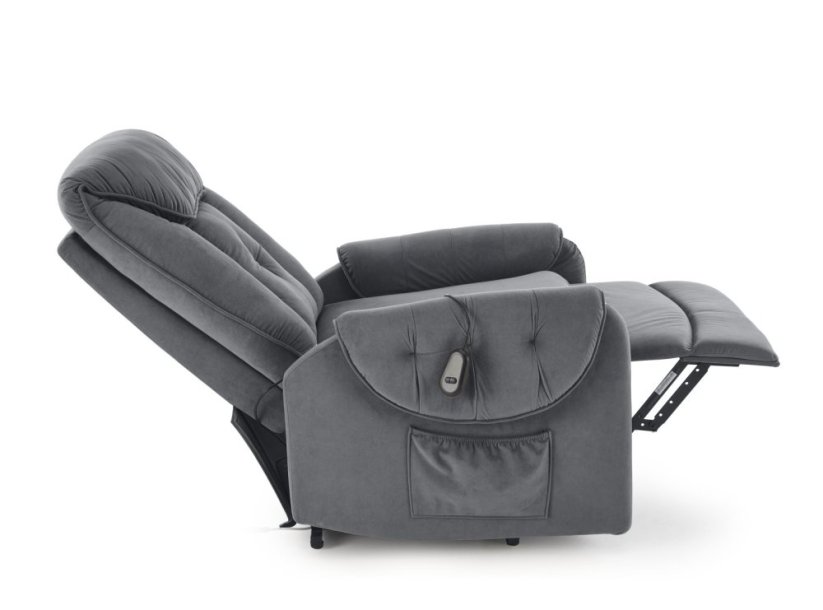Relaxační křeslo HORTON šedé