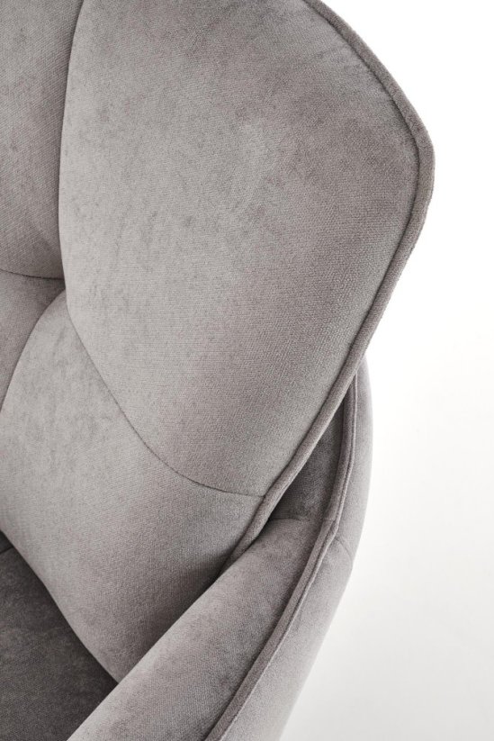 Otočné křeslo SCAMPI šedé