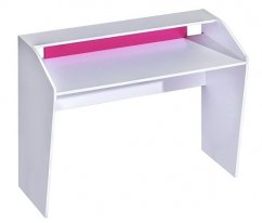 Pracovný stôl TRAFICO 9 biela/ružová