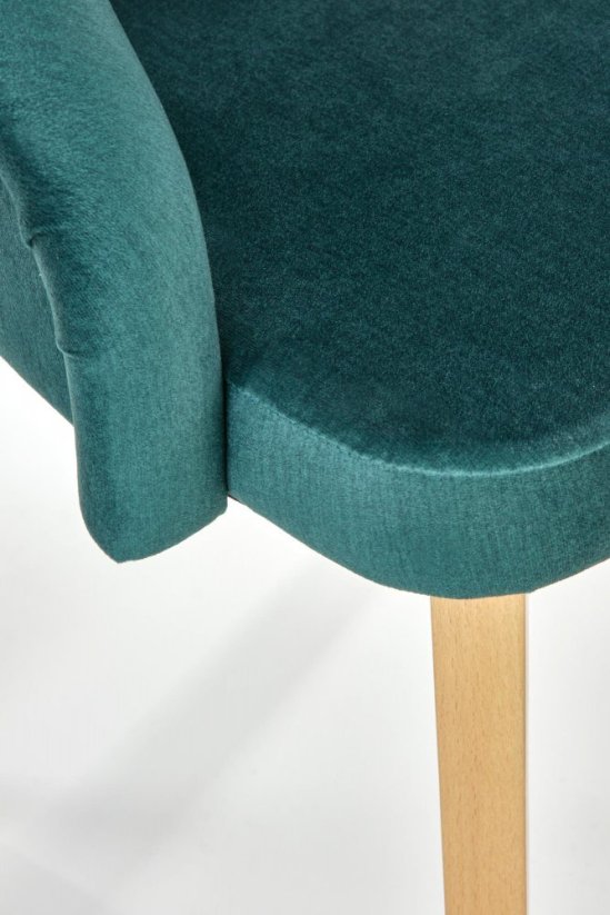 Jedálenská stolička TOLEDO 2 dub medový/tmavo zelená
