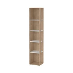 Knihovna Sigal 590 jackson hickory/bílá