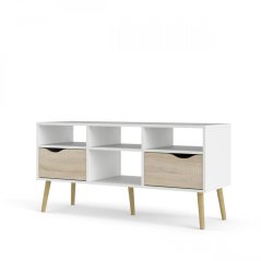 TV stolík Retro 391 biela/dub sonoma