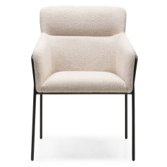 Jídelní židle / křeslo HELENA světle béžová