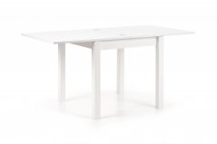 Rozkladací jedálenský stôl GRACJAN 80(160)x80 biely