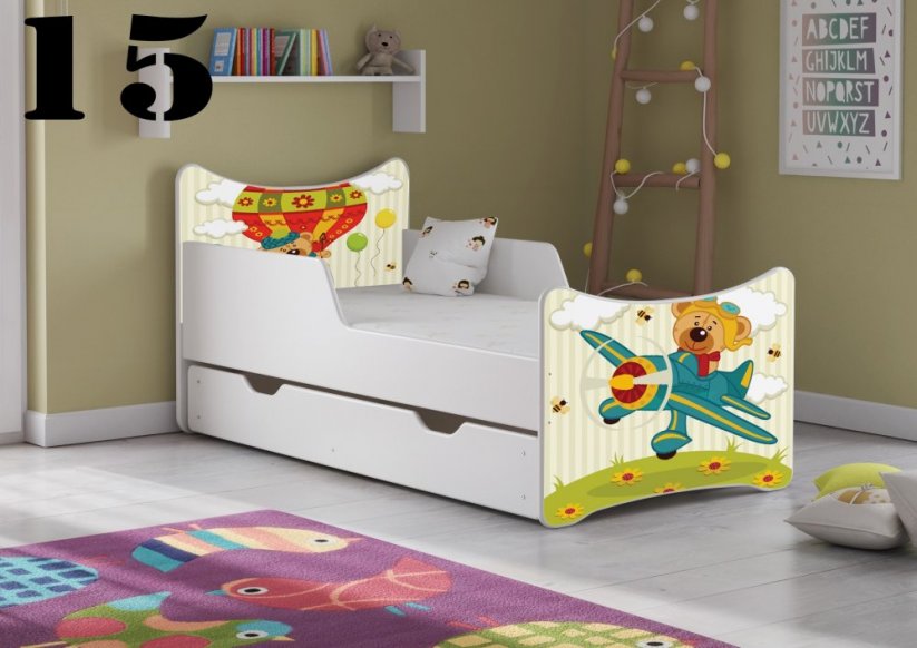 Dětská postel SMB SMALL motiv 15 140x70