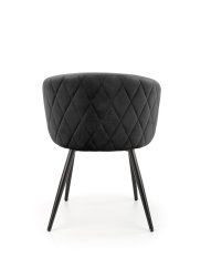 Jedálenská stolička / kreslo K430 čierna