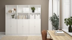 Regál Bask 71760/24 bílá