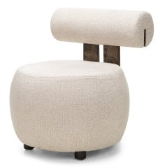 Křeslo JANA TARO béžové / ořech