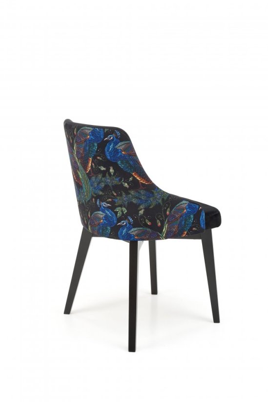 Jedálenská stolička ENDO velvet modrá