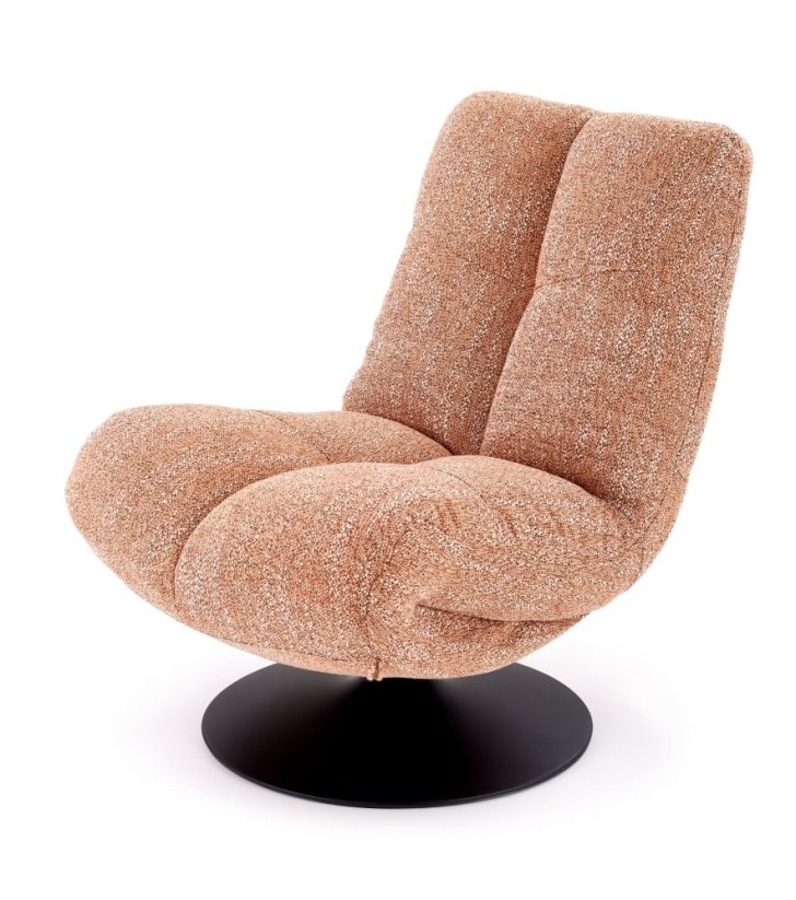 Čalúnené relaxačné kreslo MANGO škoricové