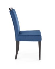 Jídelní židle CLARION 2 velvet modrá