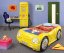 Dětská postel SLEEP CAR žlutá