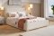 Čalouněná postel BED 8 200x200 bouclé béžová