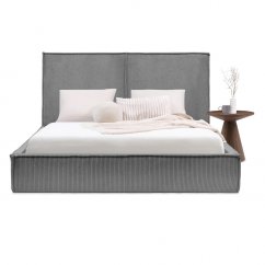 Čalouněná postel KORDULA 160x200 šedá
