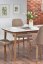 Rozkladací jedálenský stôl BARRET 90(190)x80 biely mat/dub lefkas