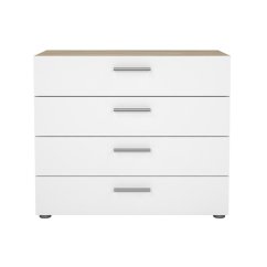 Komoda Pedro 505 dub sonoma/bílý lesk