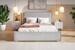 Čalouněná postel BED 8 120x200 šedá