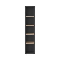 Knihovna Sigal 590 šedá/jackson hickory