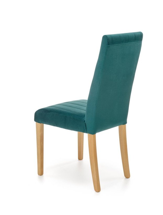 Jedálenská stolička DIEGO 3 velvet tmavo zelená