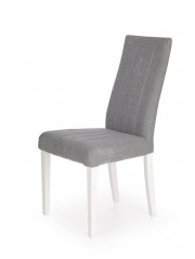 Jedálenská stolička DIEGO biela/sivá