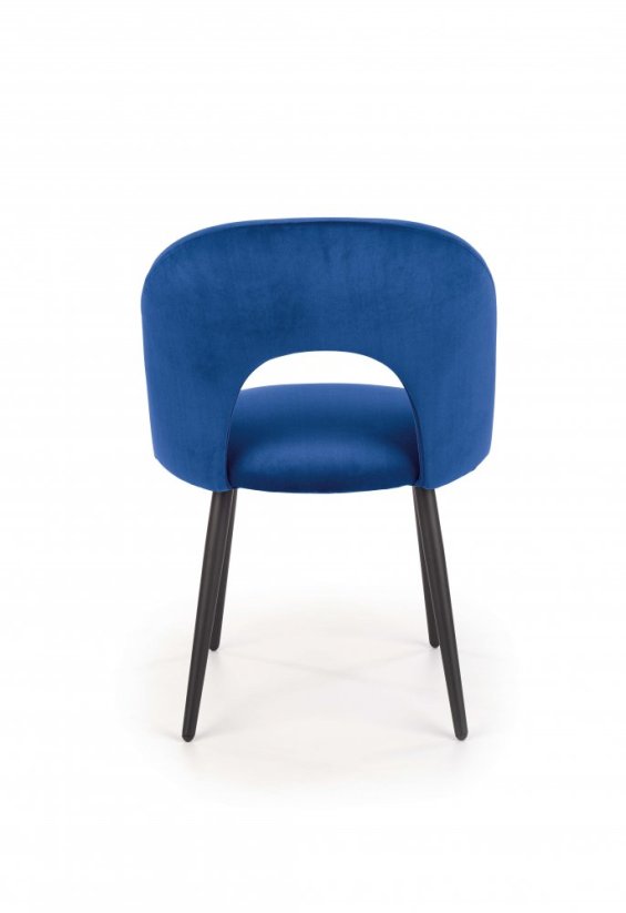Jedálenská stolička K384 námornícka modrá