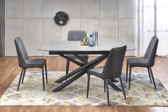 Rozkladací jedálenský stôl CAPELLO 180(240)x95 tmavo sivý