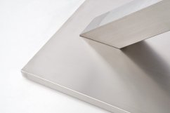 Rozkladací jedálenský stôl SANDOR 160(220)x90 biely - výpredaj skladu