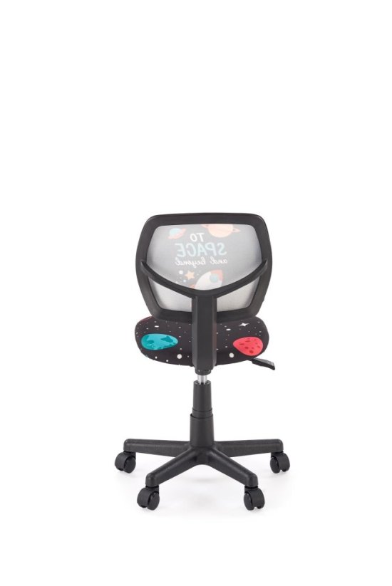 Detská otočná stolička BINGO čierna - výpredaj skladu