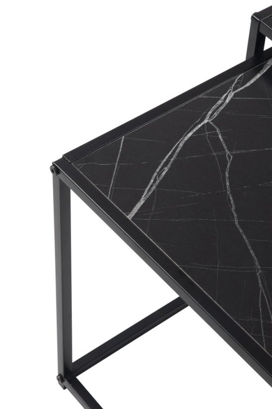 Konferenční stolek DUETTA - sada 2 ks černá