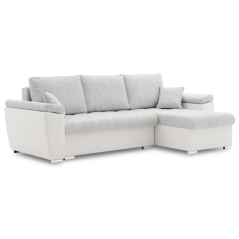 Sedacia súprava VEGAS 250/160 PRAVÁ sivá/biela