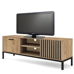 Televizní stolek LAMINO dub craft/černý