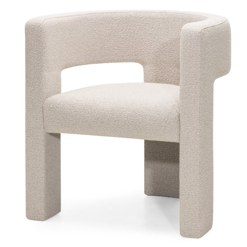 Čalouněné křeslo ZORA LOOP béžová - výprodej skladu