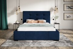 Čalúnená posteľ BED 5 140x200 modrá