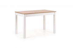 Jedálenský stôl KSAWERY 120x68 dub sonoma/biely