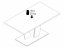 Jedálenský stôl TROYA biela lesk 160x90