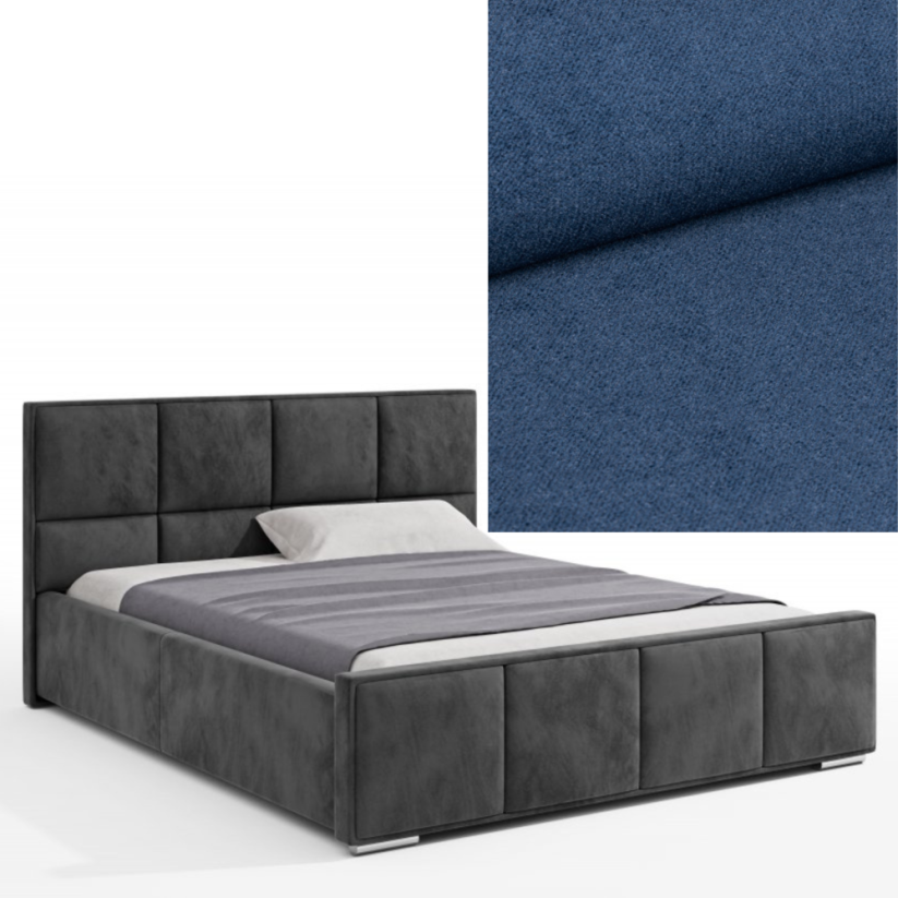 Čalouněná postel BELLA 120x200 výběr z barev - Výběr potahové látky (MD): KRONOS_05