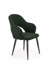 Jedálenská stolička / kreslo K364 tmavo zelená