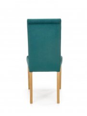 Jídelní židle DIEGO 3 velvet tmavě zelená