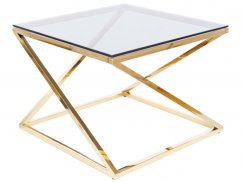 Konferenční stolek LIAM zlatý