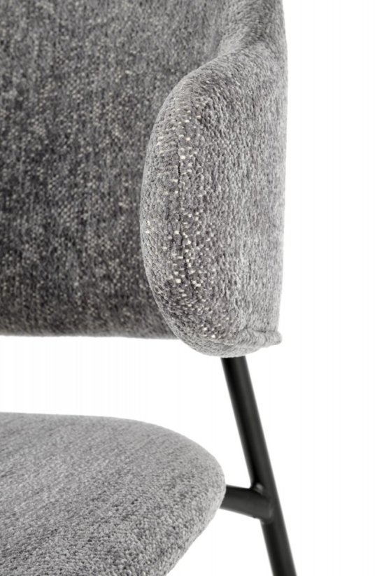 Jedálenská stolička K497 sivá