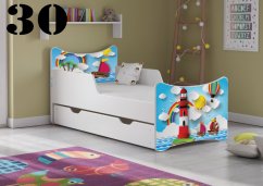 Dětská postel SMB SMALL motiv 30 140x70
