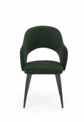 Jedálenská stolička / kreslo K364 tmavo zelená